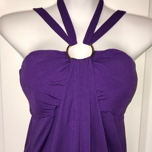 Hi-Lo Dress with Convertible Straps - Formal